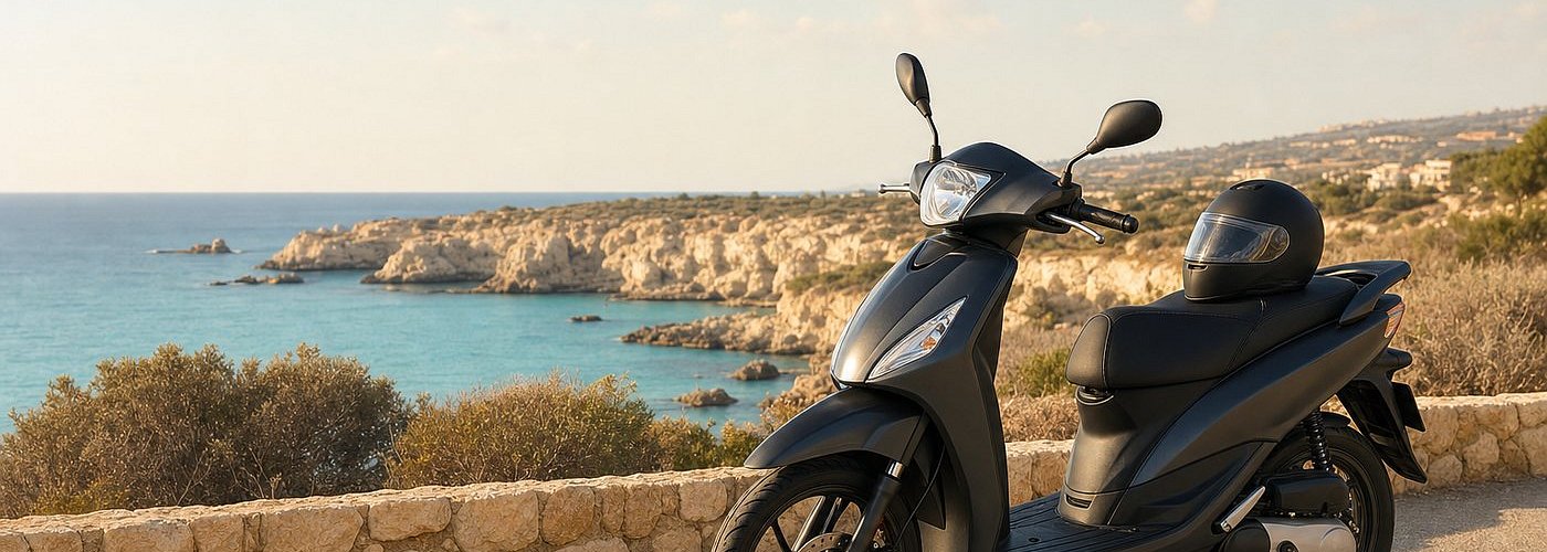 125cc scooter rental on the Paphos coast &ndash; Rentamania